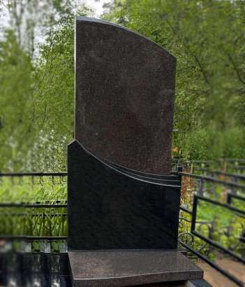 Памятник мужу на могилу комбинированный